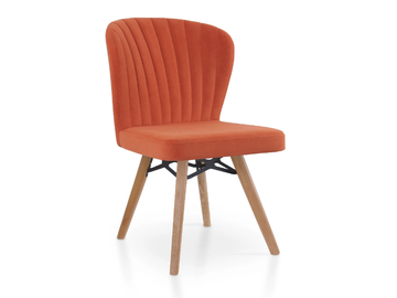 GLORIA VITO - Upholstered leather chair by 5A Design - view 2